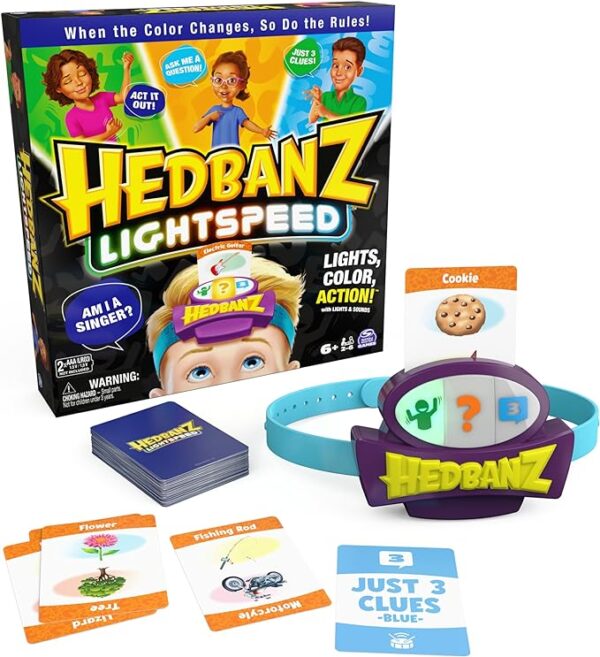 Hedbanz Lightspeed Game with Lights & Sounds - Image 4