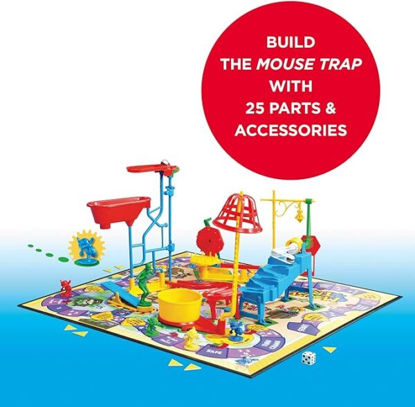 Hasbro Gaming Mouse Trap Kids Board Game - Image 2