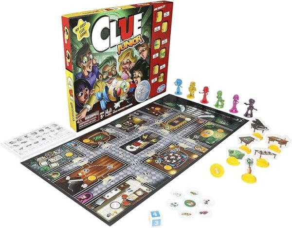 Hasbro Gaming Clue Junior Board Game for Kids Ages 5 and Up - Image 2