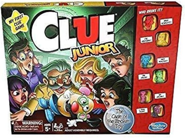 Hasbro Gaming Clue Junior Board Game for Kids Ages 5 and Up