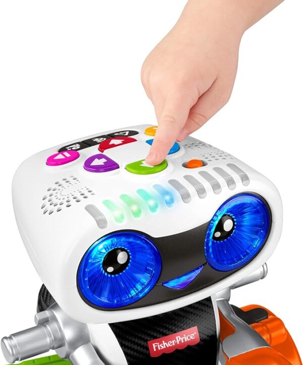 Fisher-Price Code 'n Learn Kinderbot, electronic learning toy robot for preschool kids ages 3 to 6 years - Image 4