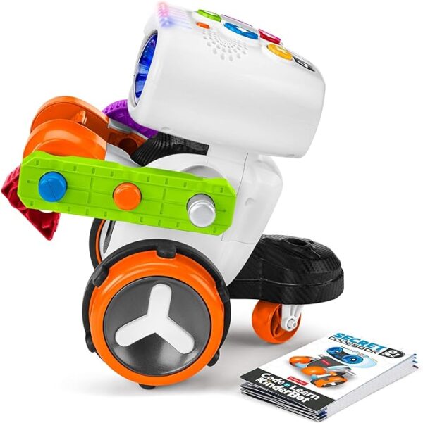 Fisher-Price Code 'n Learn Kinderbot, electronic learning toy robot for preschool kids ages 3 to 6 years - Image 2
