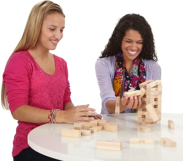 Hasbro Jenga Classic Game with Genuine Hardwood Blocks - Image 2