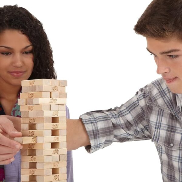 Hasbro Jenga Classic Game with Genuine Hardwood Blocks - Image 4