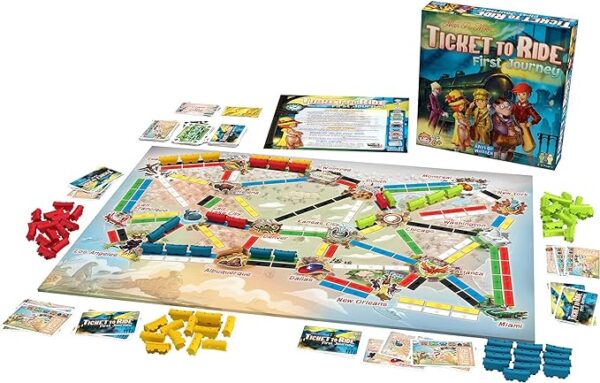 Ticket to Ride First Journey Board Game - Image 4