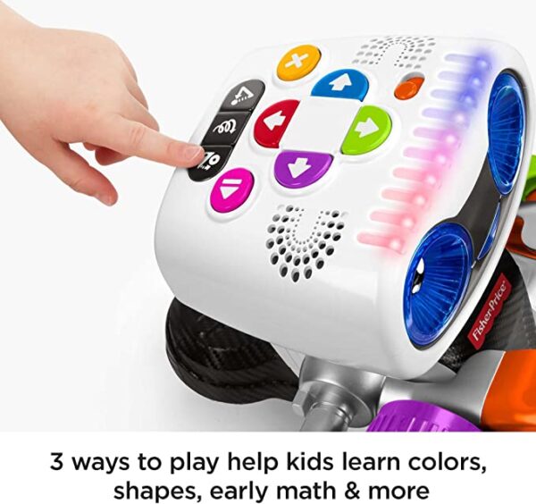 Fisher-Price Code 'n Learn Kinderbot, electronic learning toy robot for preschool kids ages 3 to 6 years - Image 3