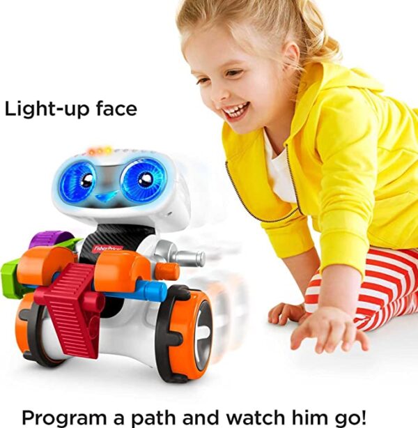 Fisher-Price Code 'n Learn Kinderbot, electronic learning toy robot for preschool kids ages 3 to 6 years