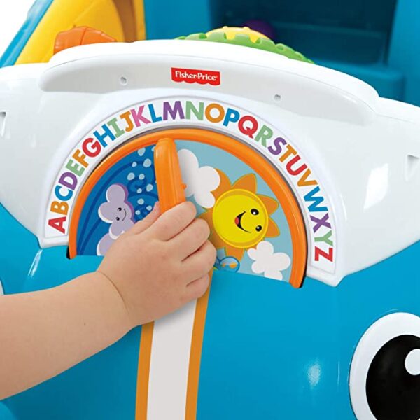 Fisher-Price Laugh & Learn Crawl Around Car, Blue interactive play center with Smart Stages learning content for babies and toddlers ages 6 months and up - Image 2