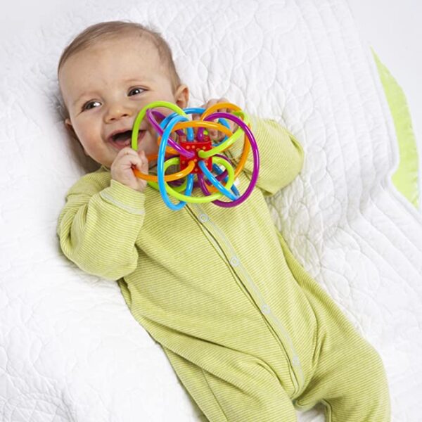 Manhattan Toy Winkel Rattle & Sensory Teether Toy - Image 4