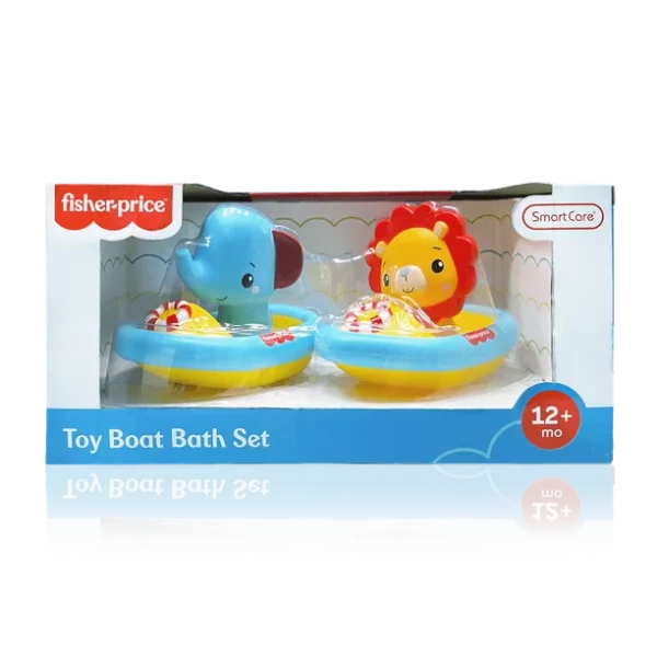 Fisher-Price 4-Piece Bath Boat Toy Set, Toy Boats with Animal Water Toys, Baby Bath Toys, Toddler Bath Toys, Floating Bath Tub Toys, Bath Toys for Toddlers 1-3 - Image 4