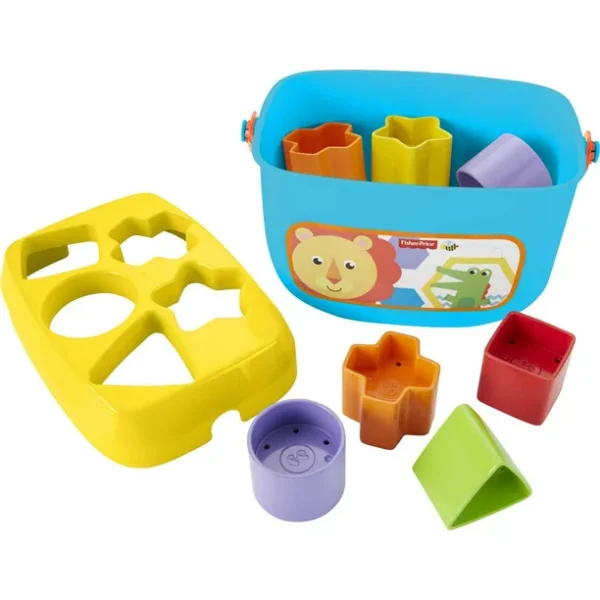 Fisher-Price Baby's First Blocks Shape Sorting Toy with Storage Bucket - Image 4