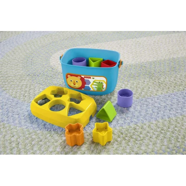 Fisher-Price Baby's First Blocks Shape Sorting Toy with Storage Bucket - Image 2